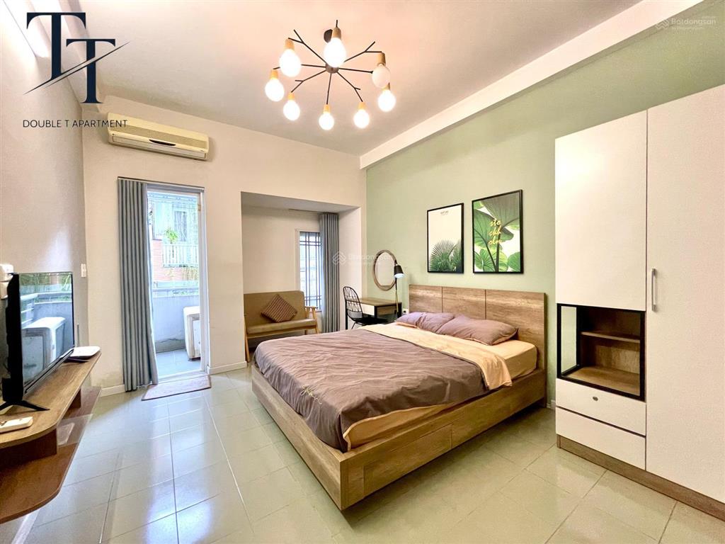 Cho thuê studio ban công 30m2 thang máy ngay công viên lê văn tám  hồ con rùa  nhà thờ tân định