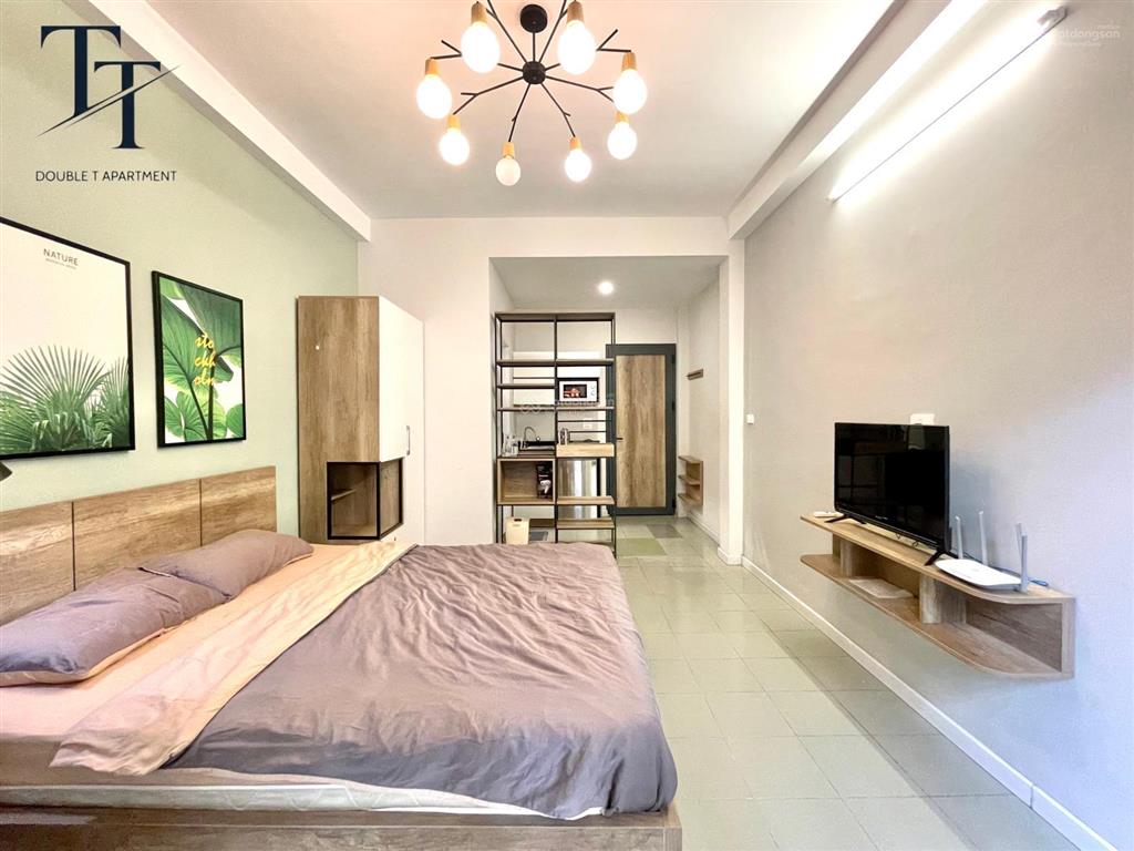Cho thuê studio ban công 30m2 thang máy ngay công viên lê văn tám  hồ con rùa  nhà thờ tân định