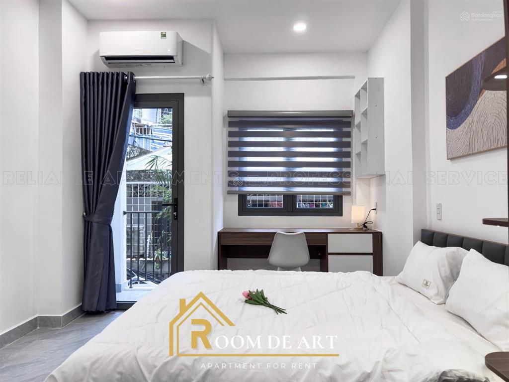 Cho thuê studio ban công 30m2 ngay công viên lê văn tám  hồ con rùa  nhà thờ tân định