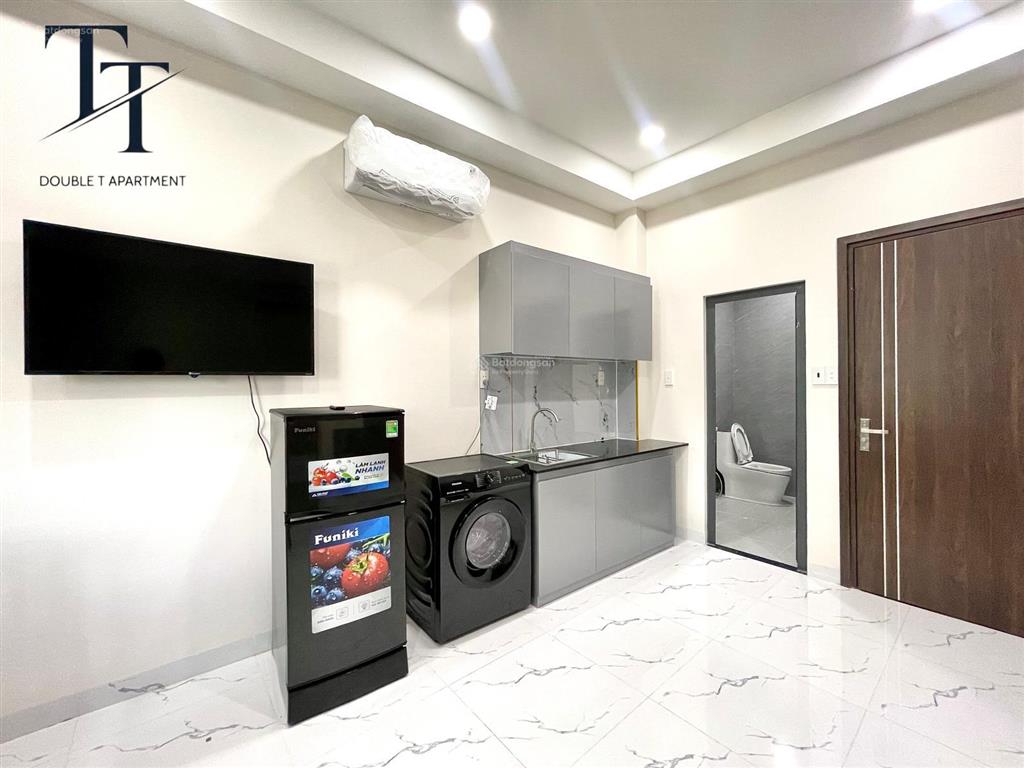 Cho thuê studio 35m2 new 100% có thang máy  máy giặt riêng ngay ngã tư hàng xanh, cầu thị nghè