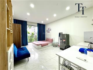 Studio ban công 35m2 có máy giặt riêng view bờ kè hoàng sa  ngay cầu thị nghè  thảo cầm viên sg
