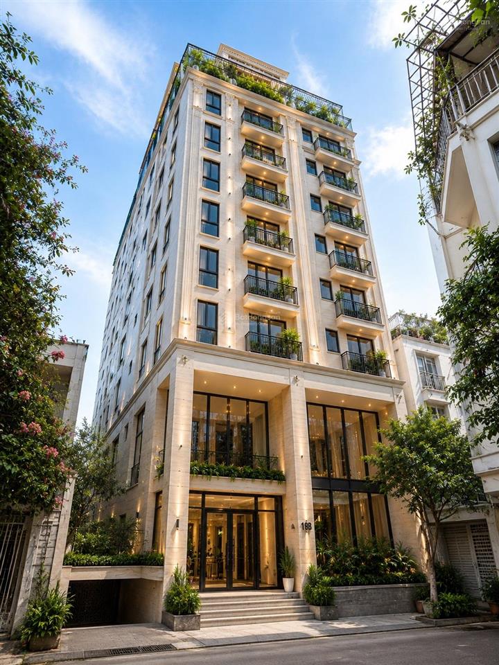 Bán tòa apartment nội thất cao cấp gần văn cao 110m2 mt 8.5m dòng tiền 2 tỷ/năm chỉ 37 tỷ