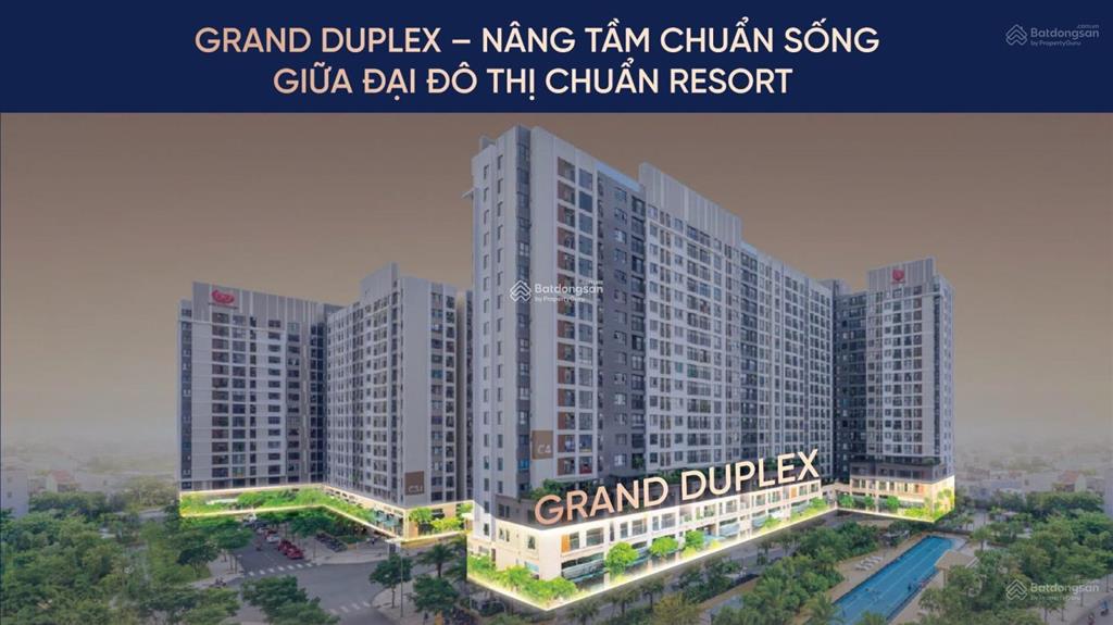 Bán căn grand duplex 2 tầng, giá tốt 7,7 tỷ, 115m2, 1pn, 1wc, quận 12, hcm