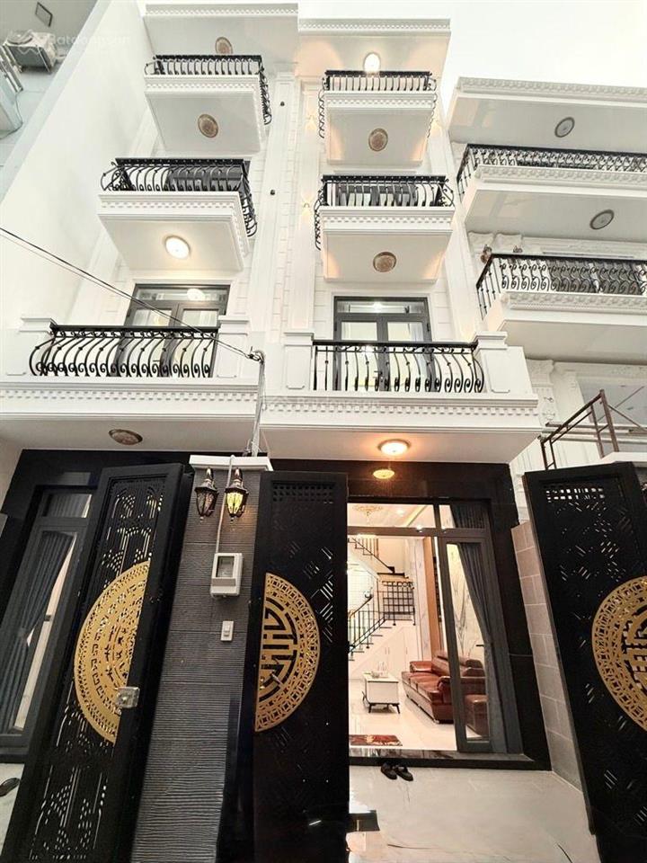 Cạnh phú nhuận, hxh nhà mới 48m2 4 tầng 4pn 5wc  đường số 1, gò vấp giá 8,7tỷ