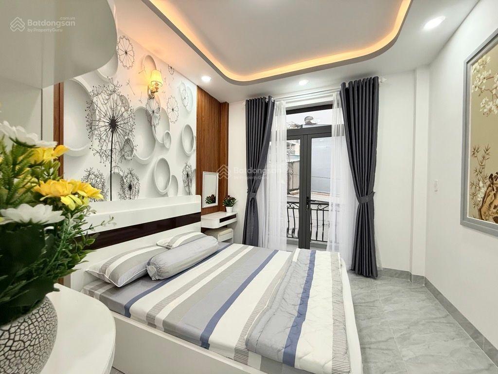 Cạnh phú nhuận, hxh nhà mới 48m2 4 tầng 4pn 5wc  đường số 1, gò vấp giá 8,7tỷ