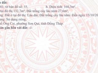 Chính chủ bán 3 lô đất odt ở cạnh nhau thuộc phường sơn qui, đồng tháp mới. shr. giá chốt 450tr/lô