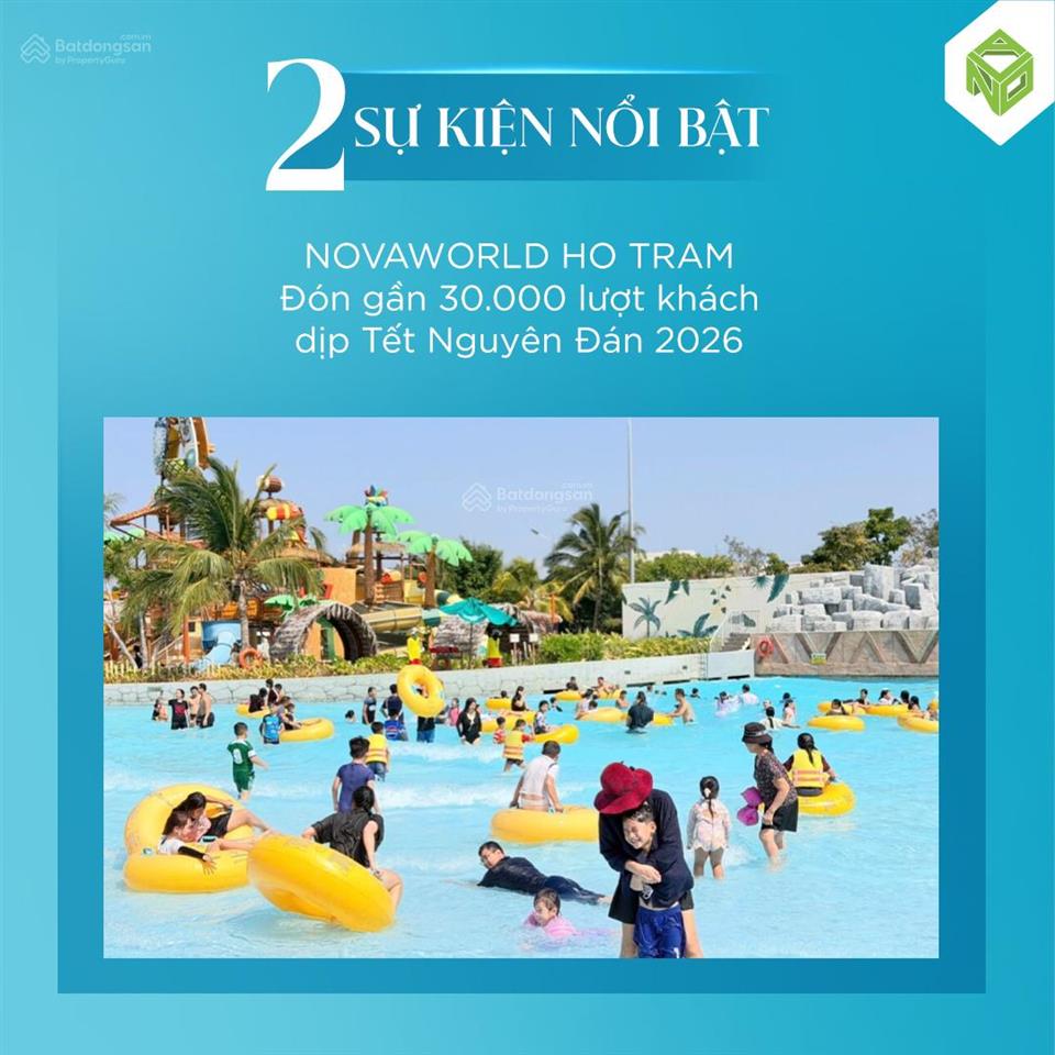 Cần thanh lý hợp đồng novaworld bình châu vị trí đẹp đối diện công viên tropicana. 120m2 giá 6 tỷ