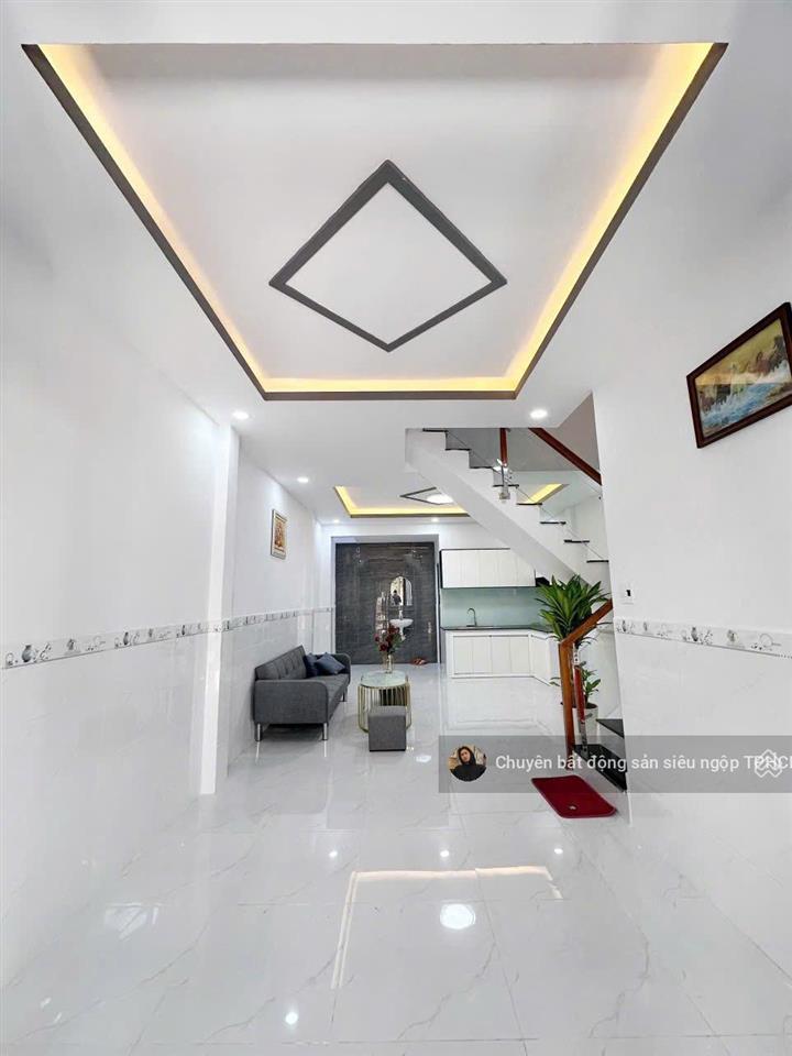Giảm 200tr còn 4,450 tỷ hương lộ 2  4 x 10  2 tầng đúc hẻm thông xe hơi đậu trước cửa  mới 100%
