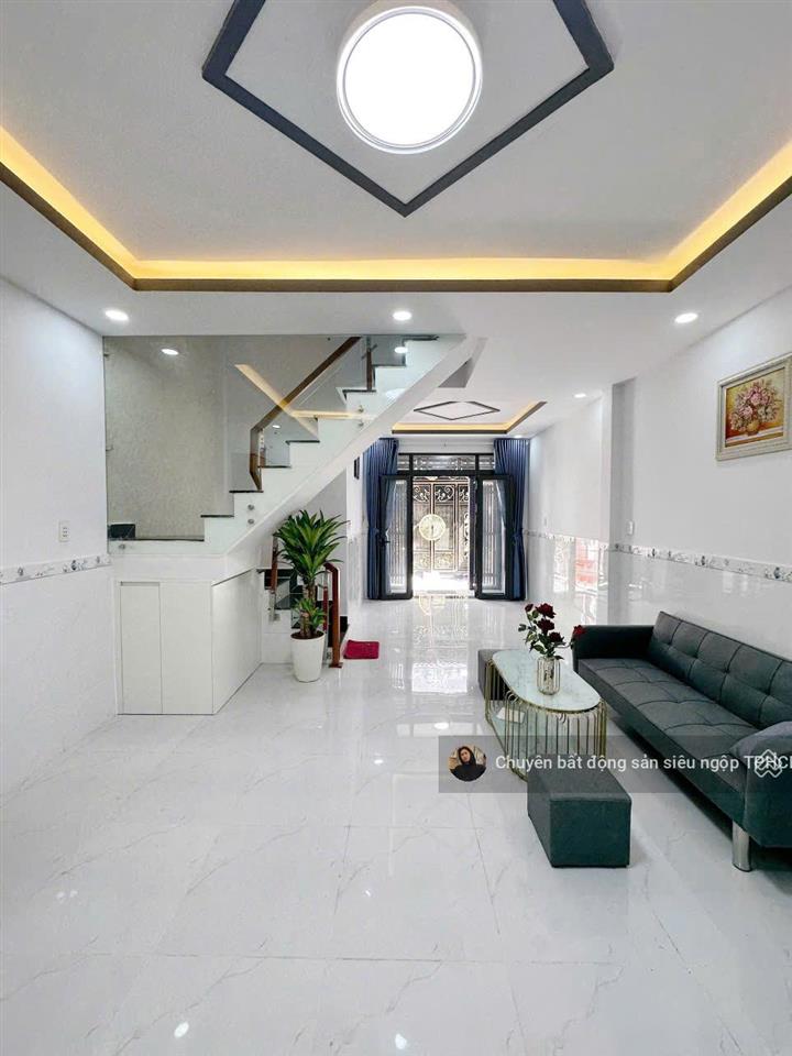 Giảm 200tr còn 4,450 tỷ hương lộ 2  4 x 10  2 tầng đúc hẻm thông xe hơi đậu trước cửa  mới 100%