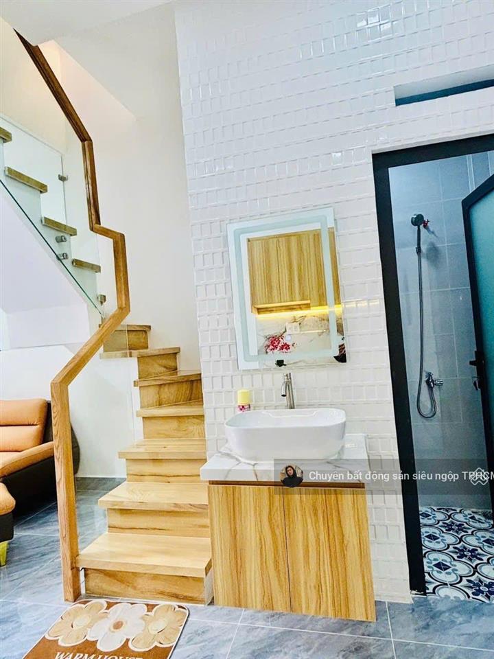 Bán nhà 4m x 7.5m quận 6 gần chợ phú lâm 2pn 2wc  giá chỉ 3,750 tỷ còn tl.nhà hoàn công đầy đủ