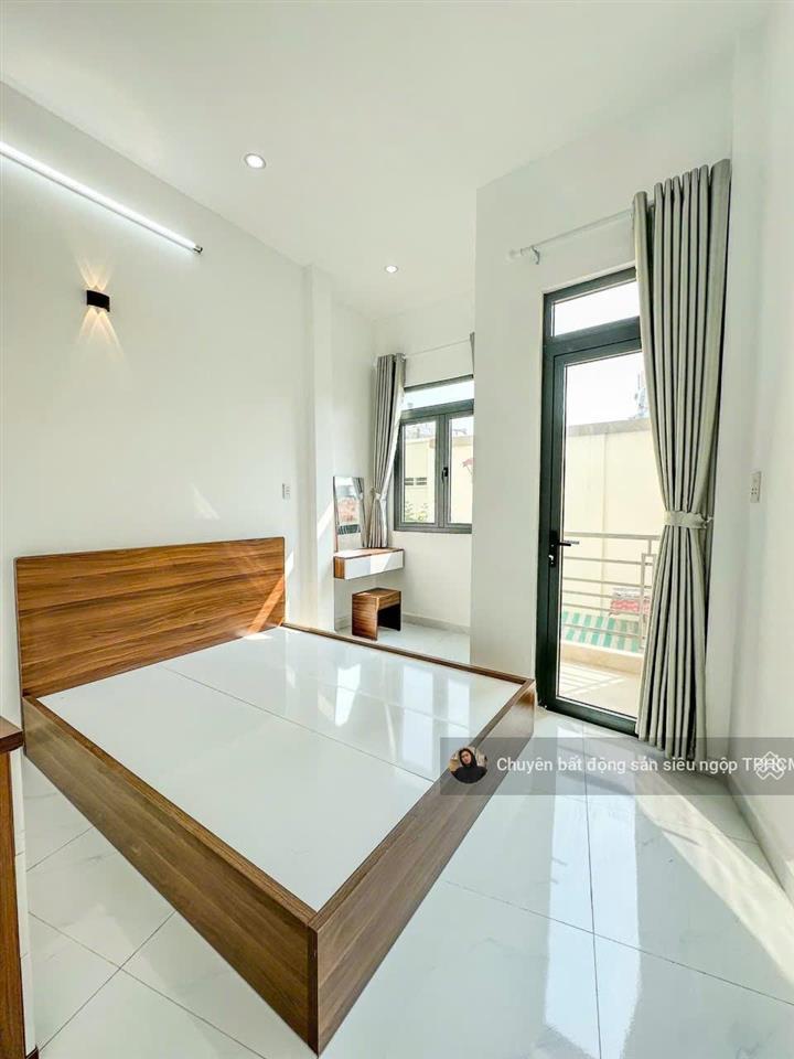 Mặt tiền nguyễn văn vỹ  tân bình  bảy hiền  nở hậu 5m giá 5 tỷ 8  nhà đẹp 3 tầng btct  shr