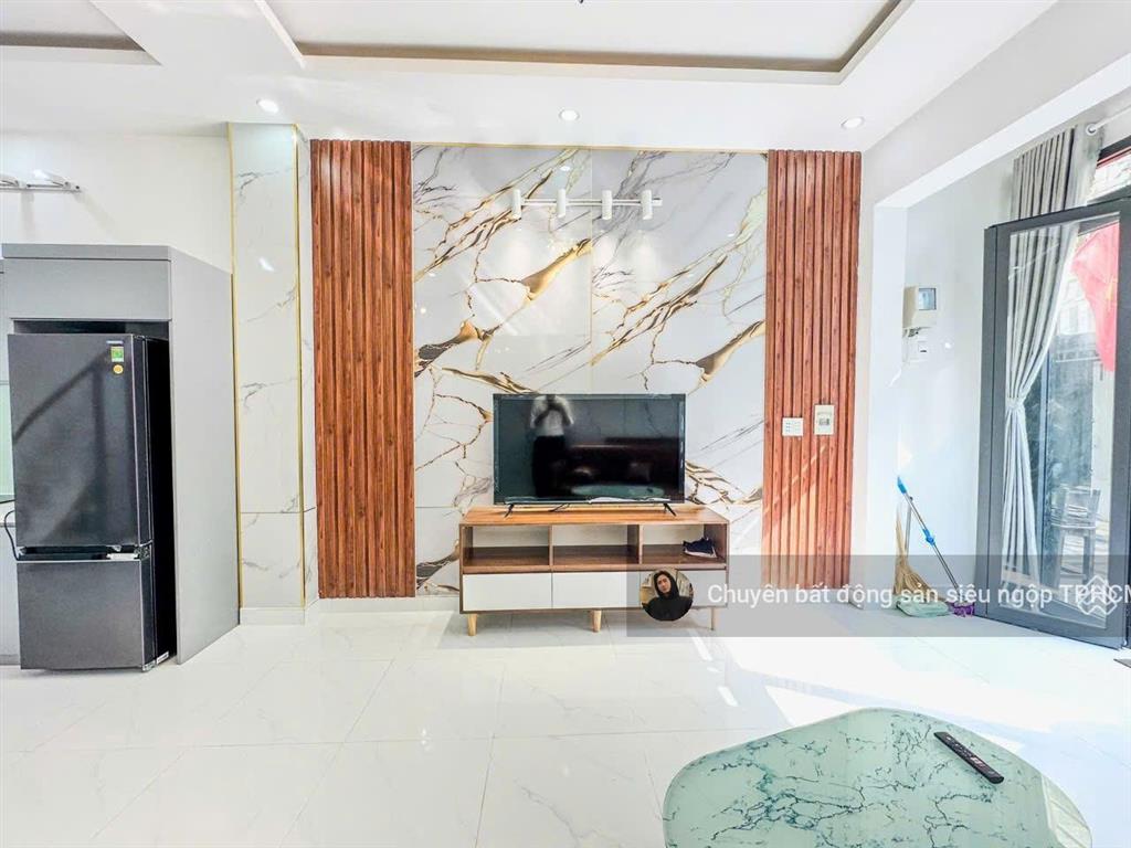 Mặt tiền nguyễn văn vỹ  tân bình  bảy hiền  nở hậu 5m giá 5 tỷ 8  nhà đẹp 3 tầng btct  shr
