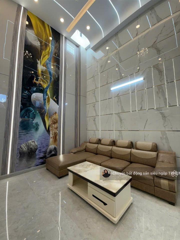 Siêu phẩm hẻm 8m hương lộ 258m2,5 tầng lửng ngược hiện đạitặng full nội thấtgiá chỉ 7,6 tỷ tl