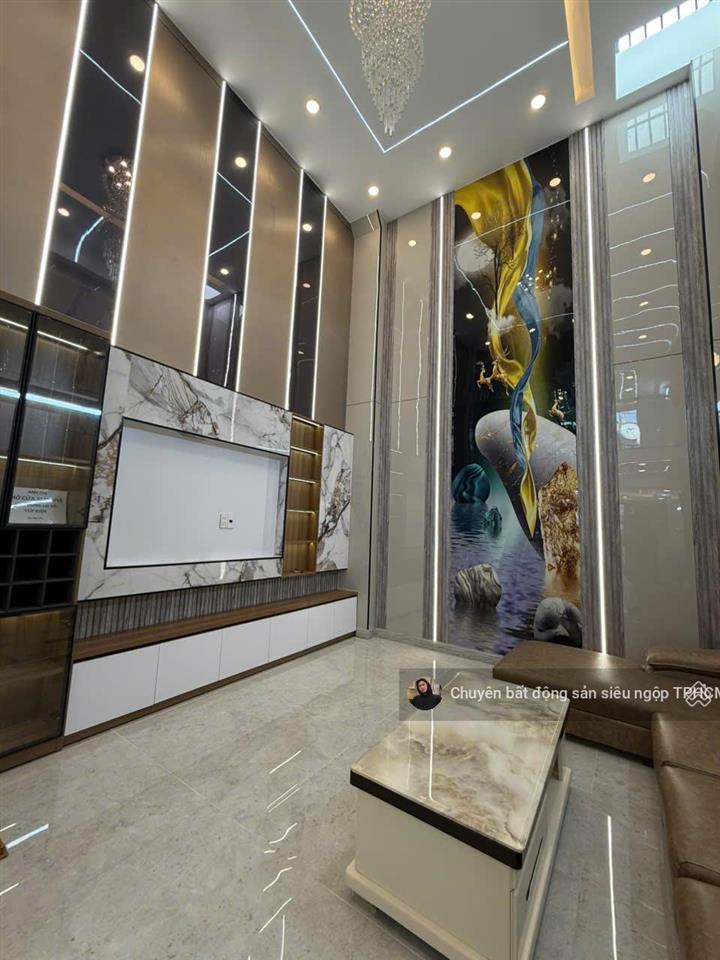 Siêu phẩm hẻm 8m hương lộ 258m2,5 tầng lửng ngược hiện đạitặng full nội thấtgiá chỉ 7,6 tỷ tl