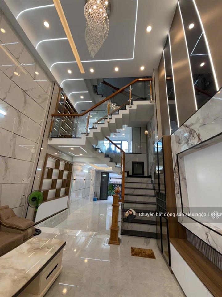 Siêu phẩm hẻm 8m hương lộ 258m2,5 tầng lửng ngược hiện đạitặng full nội thấtgiá chỉ 7,6 tỷ tl