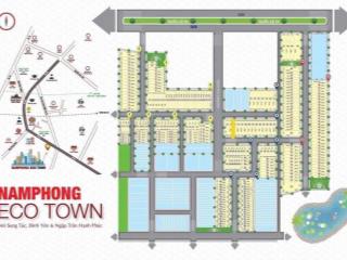 Cc cần bán gấp lô đất đường số 3,kdc nam phong eco town,sau lưng cafe tám nghiêm dt 88m2/680 triệu