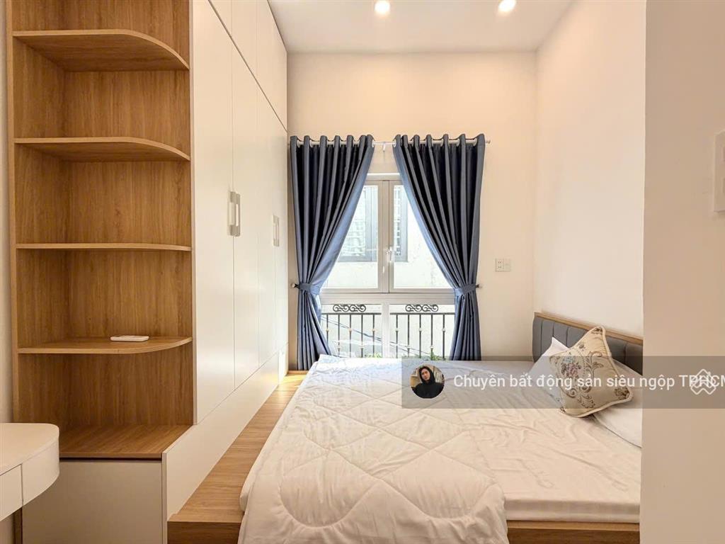 Sau lưng căn mặt tiền cô giang, phường 2, phú nhuận nhà đẹp 2 tầng full nội thất ngang 6m 5.8tỷ tl