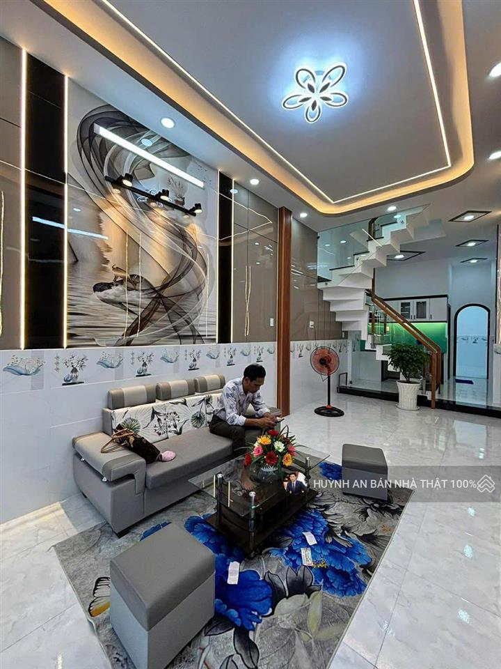 Lê văn quới nhà đẹp hẻm 6m  51m2  2 tầng  3pn  giá chỉ 5.35 tỷ tl  dọn vào ở ngay  p lý chuẩn