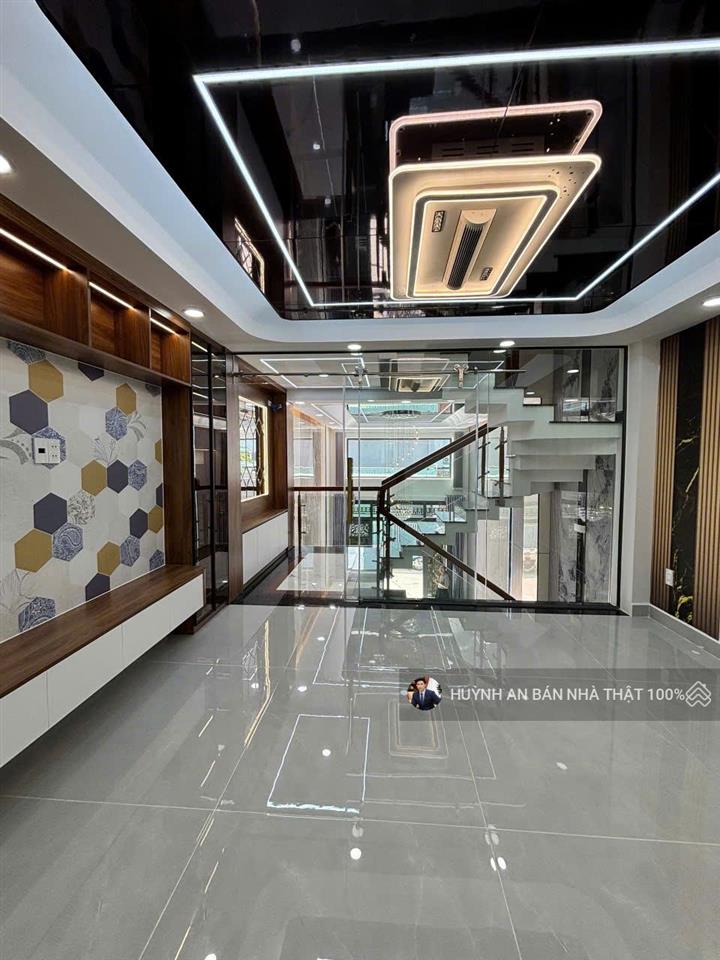 Nhà 50m2 4 tầng 5pn hẻm 7m có lề ô tô ngủ trong nhà 7.6 tỷ khu vip mã lò,bình trị đông,5p ngủ rộng