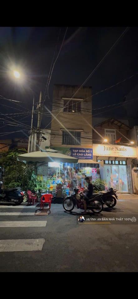 Chủ giảm 100 triệu mặt tiền 12m tân phú chỉ 3,1 tỷ mặt tiền đường lê cao lãng, 2pn, 3 tầng, shr