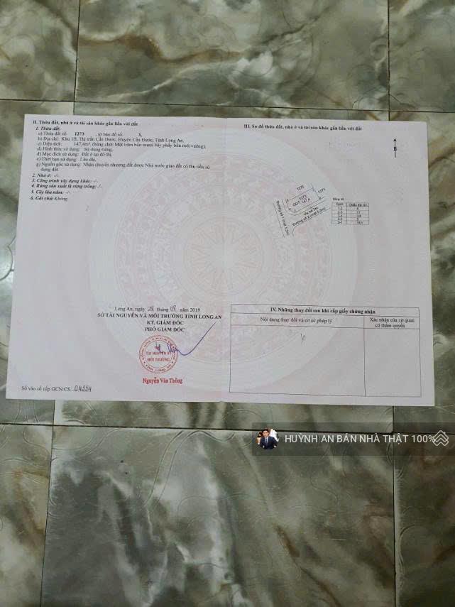 Bán đất khu phố 1b, đường chu văn an  lô gốc 2 mt  dt 147,4 giá chỉ 1 tỷ 250tr giá thấp hơn mbc