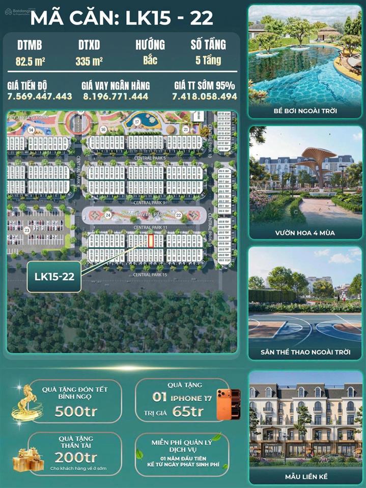 Hot nhất dự án  căn mặt công viên giá rẻ không tưởng   chỉ duy nhất 1 căn  chậm là mất!