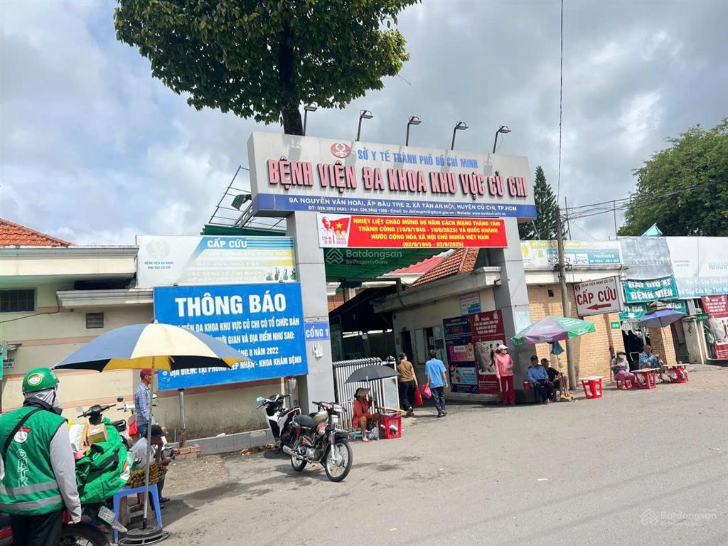 Đầu năm chủ đất lì xì 50 triệu cho lô góc 2 mặt tiền 210m2 cực đẹp,nguyễn văn hoài,thị trấn củ chi