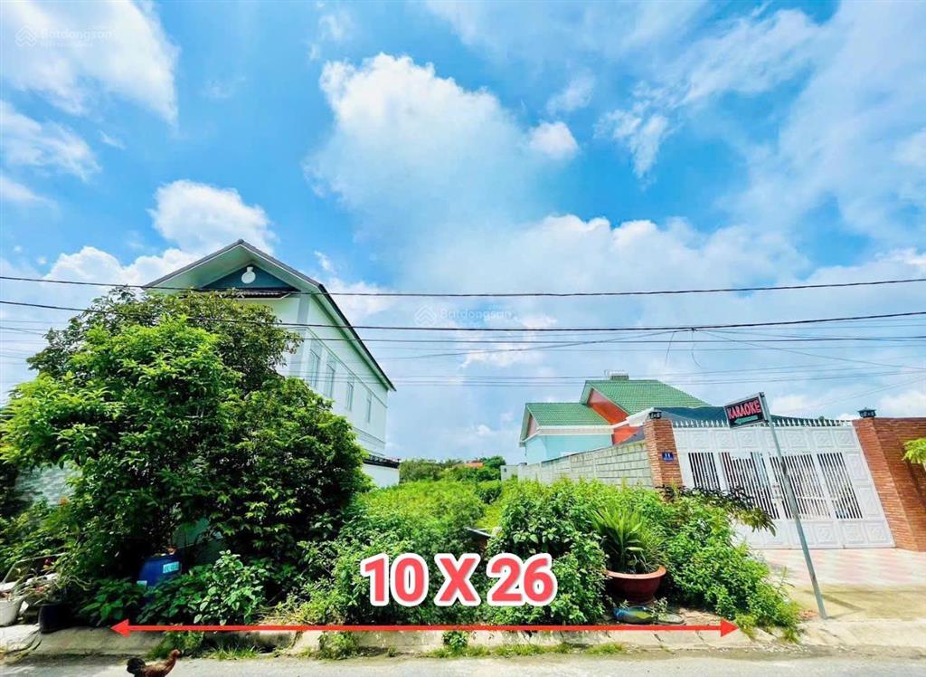 Quá rẻ so với khu vực đất ở thị trấn củ chi 5 x 26 (tổng 10 x 26) giá chỉ 700 triệu/ lô