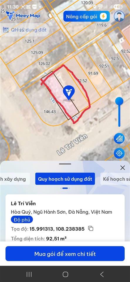 Hàng hiếm  bán 1 cặp vị trí đẹp đường lê trí viễn  ngũ hành sơn  đà nẵng