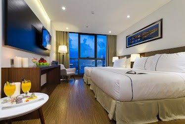 Siêu phẩm khách sạn 4 sao mặt tiền võ văn kiệt  23 tầng  96 phòng  view biển  bể bơi vô cực