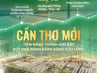 Bán đất nền khu đô thị dic victory city cần thơ, có sổ hồng 95m2. giá 1 tỷ/lô  mr. hiếu dic