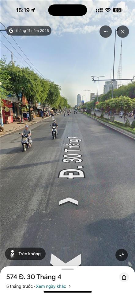 Bán đất lớn hơn 4000m mặt tiền đường 30/4 trung tâm tp cần thơ