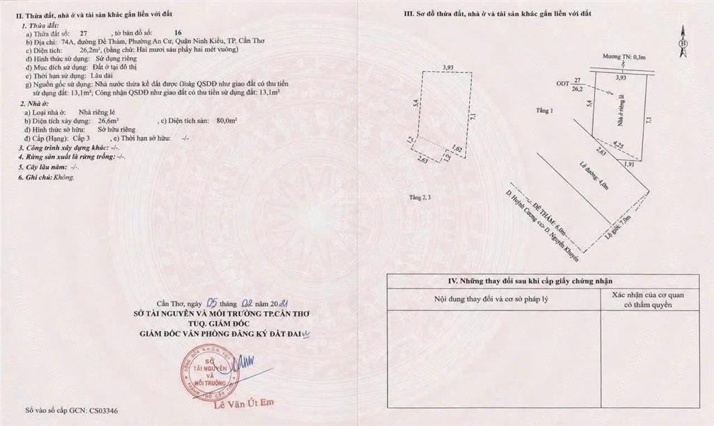 Giảm giá sâu, cần bán nhà mặt tiền đề thám ngay chợ kinh doanh đông đúc, giá chỉ 5 tỷ xx triệu