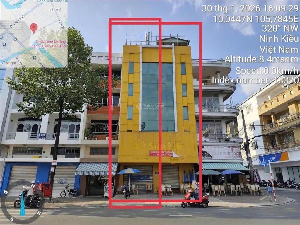 Nhà mặt tiền trần văn khéo, 8m x 16m, trệt lửng 3 lầu đối diện chợ cái khế