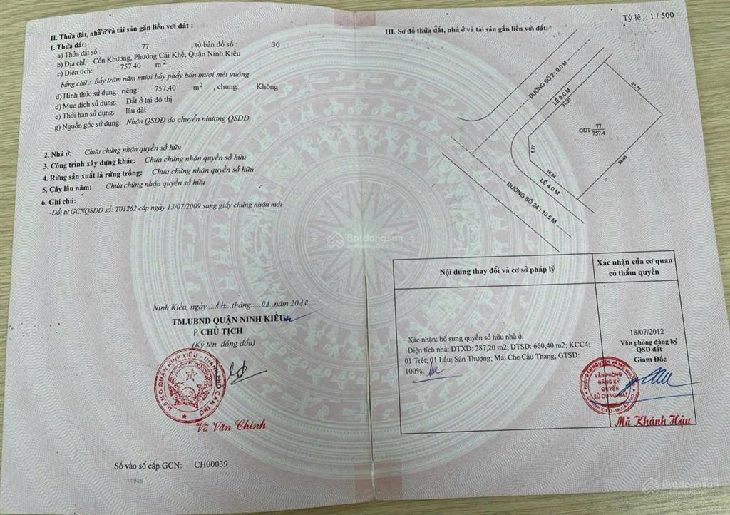 Bán gấp căn biệt thự góc 2 mặt tiền khu biệt thự cồn khương, giá hời khu