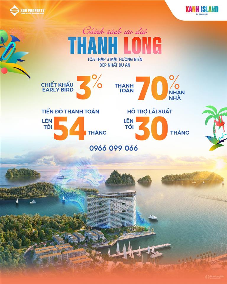 600tr sở hữu ngay căn hộ view vịnh di sản trung tâm đảo cát bà