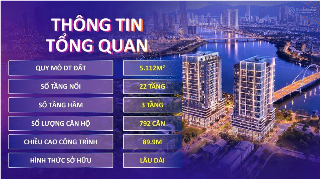 Bán căn hộ 1pn+ view sông hàn slight tower đà nẵng | tầng đẹp | pháp lý sở hữu lâu dài