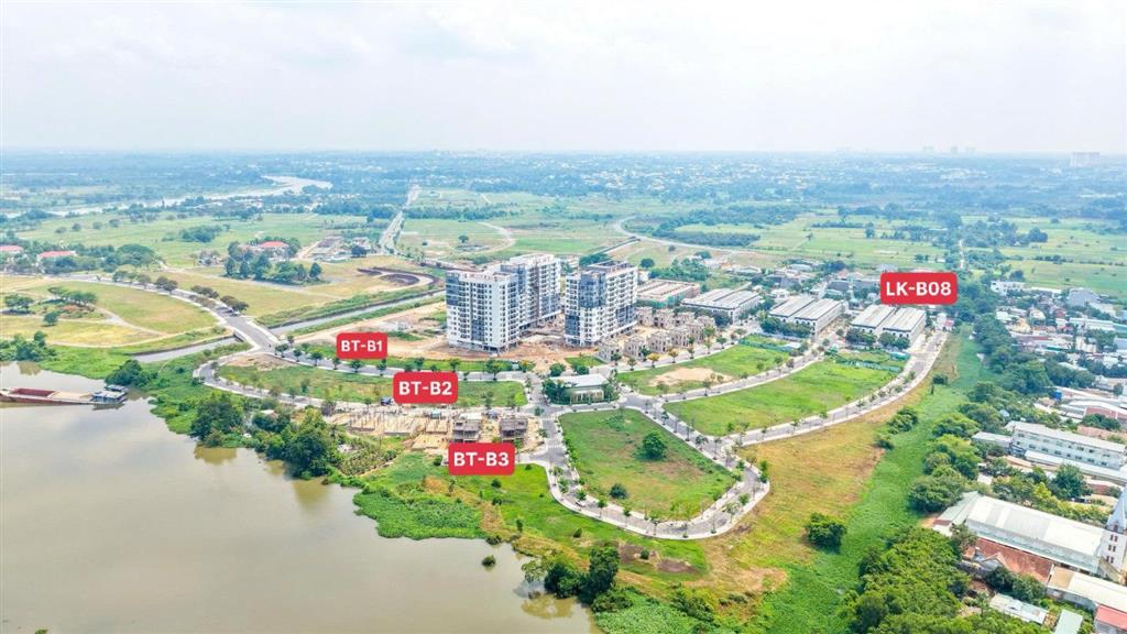 Biệt thự liền kề kđt sinh thái chánh mỹ (hud chánh mỹ) ven sông sài gòn, giá 4,2 tỷ/căn 112,5m2