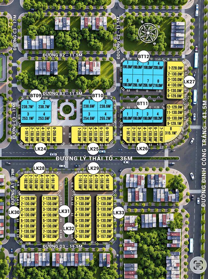 Bán biệt thự siêu hiếm 198m2 cđt hud uy tín tại phủ lý, giá chỉ 9 tỷ bao gồm đất + xây dựng 4 tầng