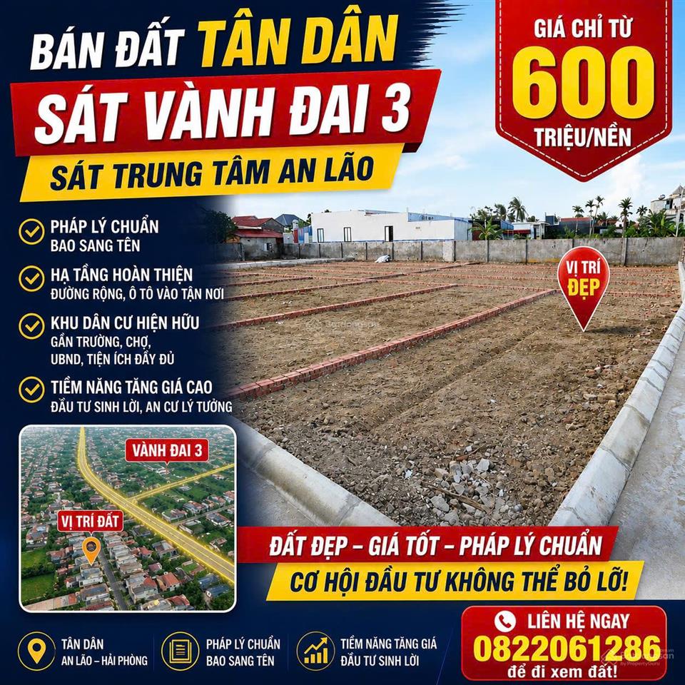 Bán đất tại việt khê, tân dân, an lão, 680 triệu, 73 m2, giá siêu hời, chính chủ