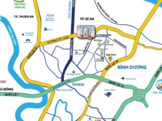 Bcons garden  59m2 2pn 2wc  giá chỉ 1,980 tỷ . sát làng đại học , giá tốt nhất thị trường .