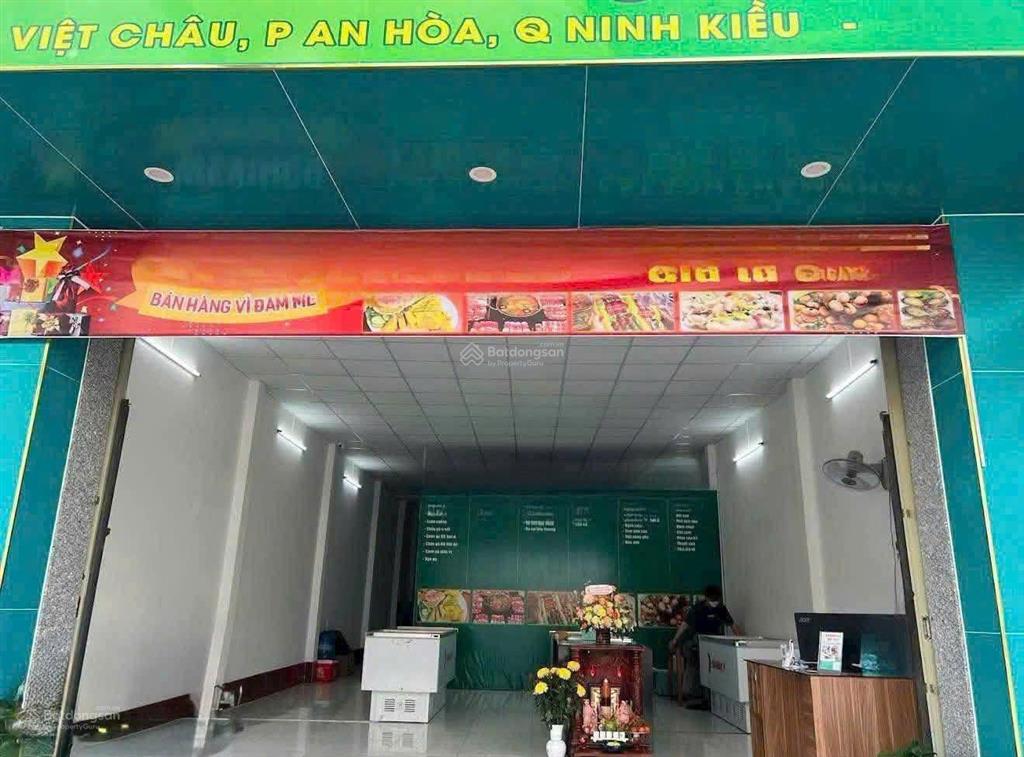 Cho thuê nhà mặt tiền trần việt châu cần thơ gần chợ ngang hơn 6m giá 40 triệu