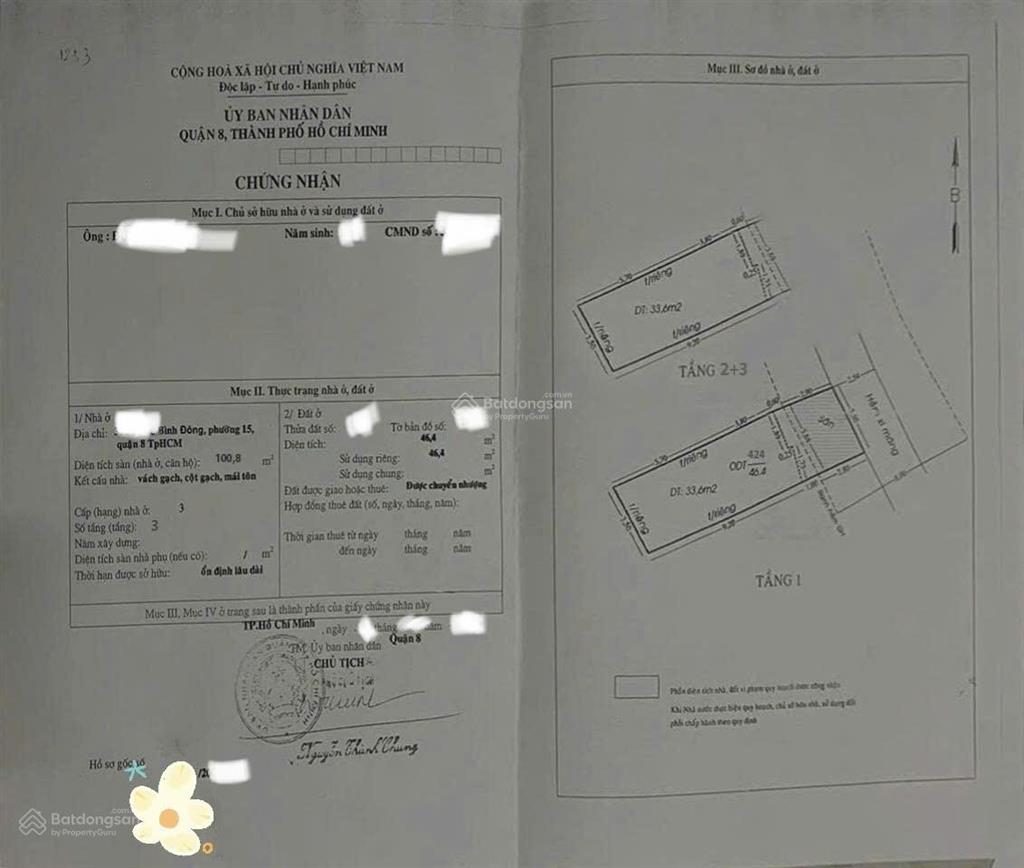 Bán nhà quận 8  bình đông, phường 15, 3,5x16,5m sổ riêng 3 tấm 4p, 3 w, 5 tỷ thương lượng mạnh