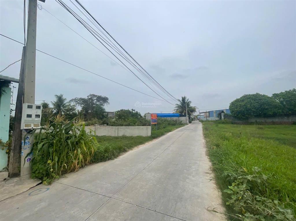 Bán gấp lô đất đẹp đường betong ngay óc eo 8x15m thị trấn đức hoà giá 1.9 tỷ