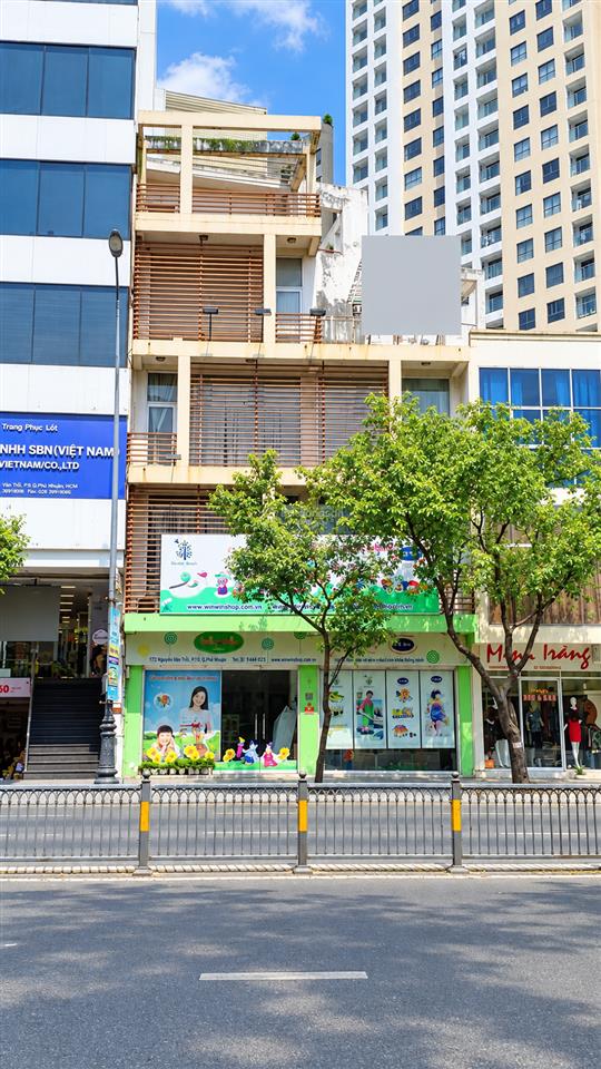 Cho thuê nhà mặt tiền nguyễn văn trỗi  160m2  5 tầng + sân thượng  110tr/tháng