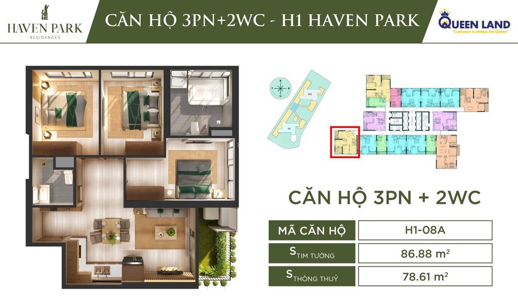 Chính chủ cần bán 3pn, full nội thất, đã có sổ. giá tốt nhất hiện tại haven park  ecopark