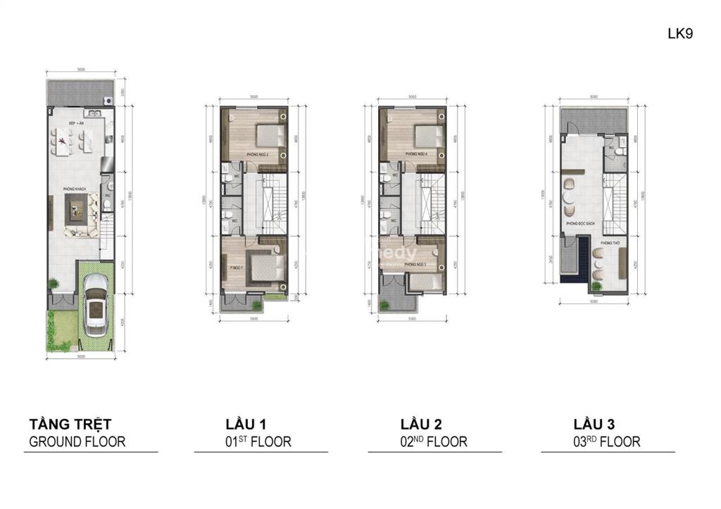 Bán biệt thự verosa khang điền thủ đức mặt tiền đường liên phường
