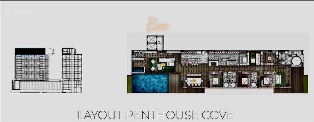 Bán căn hộ penthouse cove empire residence 4pn tại thủ thiêm