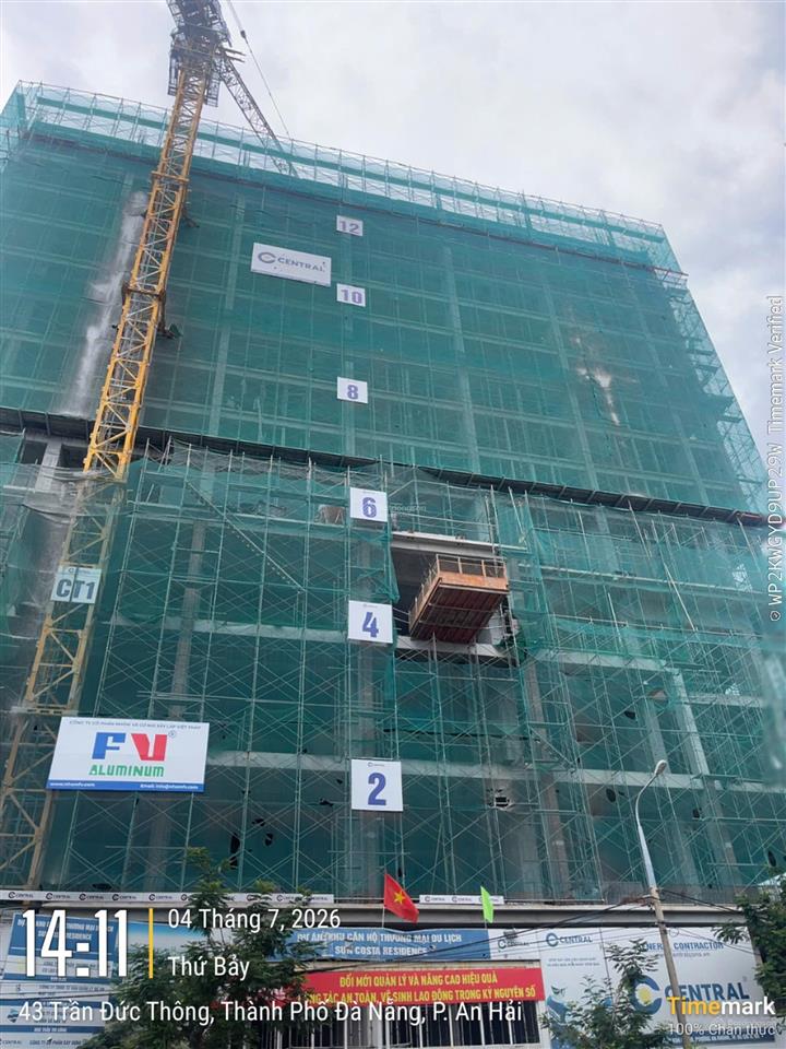 Studio sun costa  vương thừa vũ  tầng 25 giá vay chỉ 3,6 tỷ
