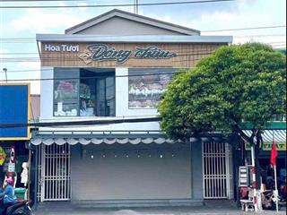 Nhà mặt tiền kinh doanh 10x22m  ngay chợ phú lạc  sổ hồng riêng  đang cho thuê 25tr/th